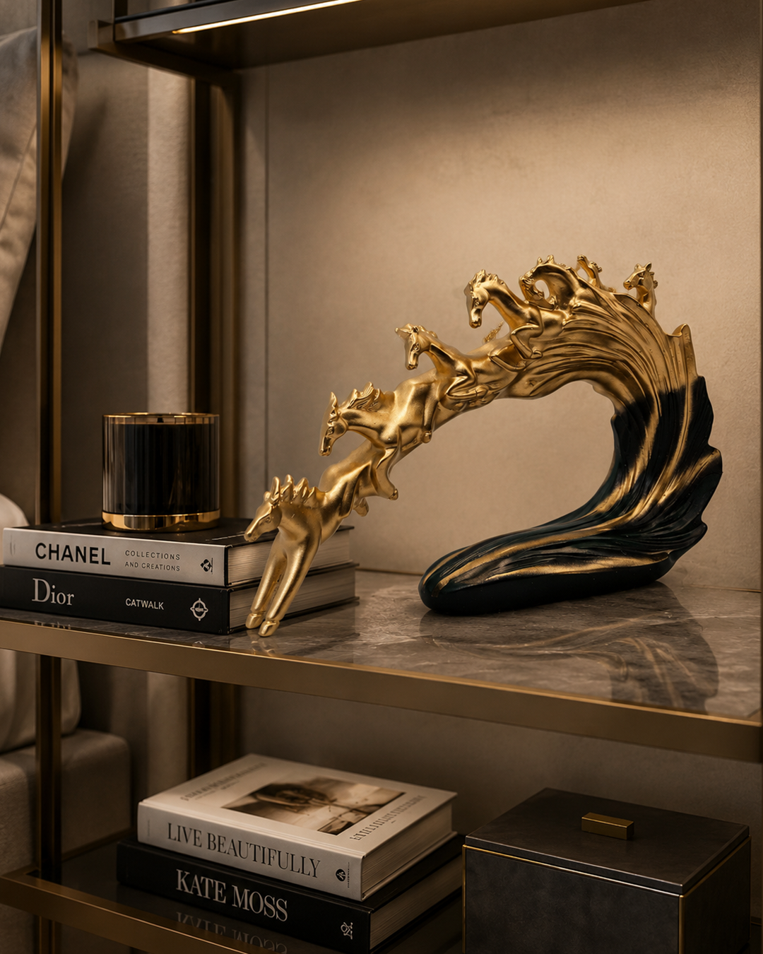 7 Horses Large | Statue | Vastu Decor | Classic