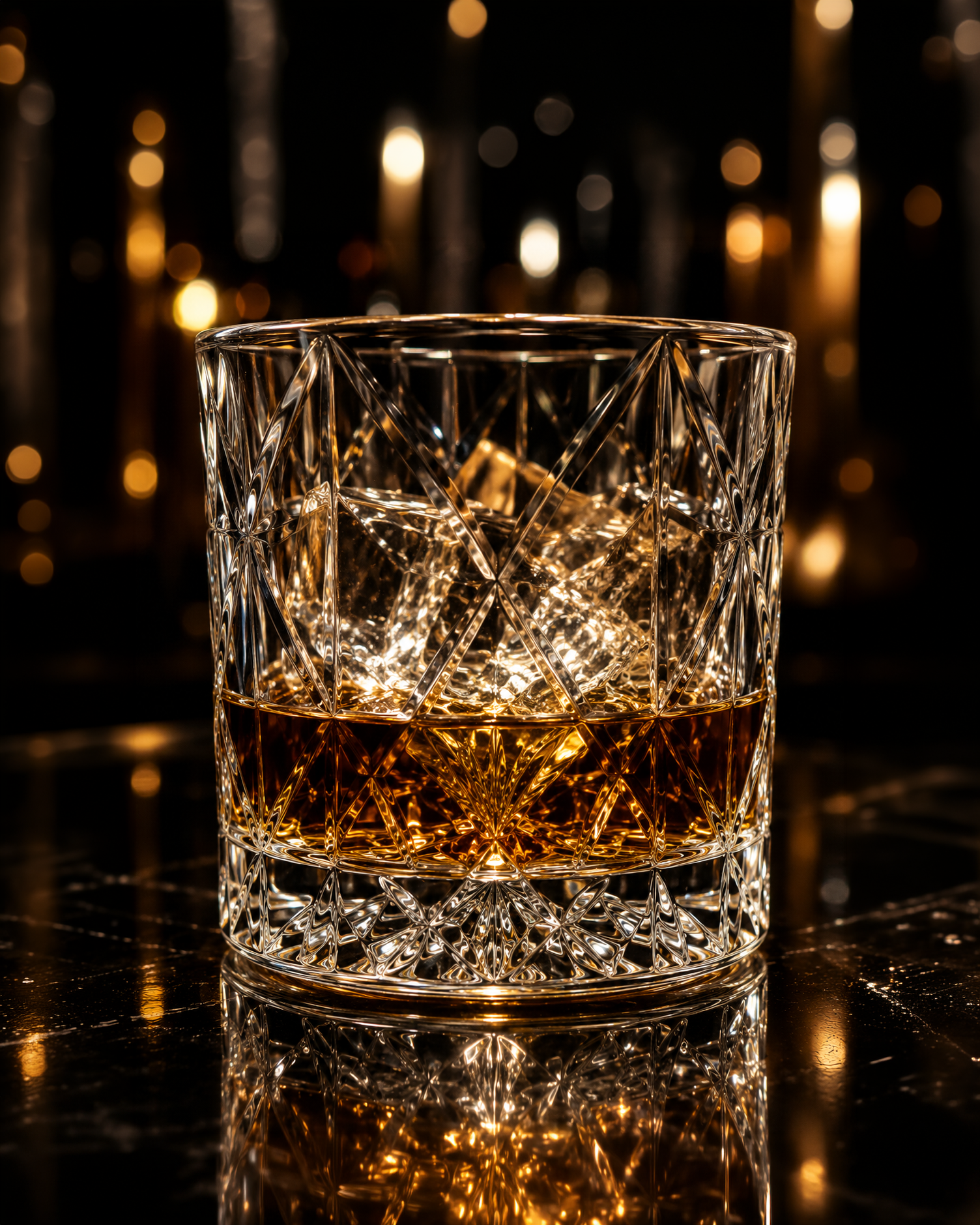 Whiskey Glass Diamond | Glassware | Bar Use | Luxury