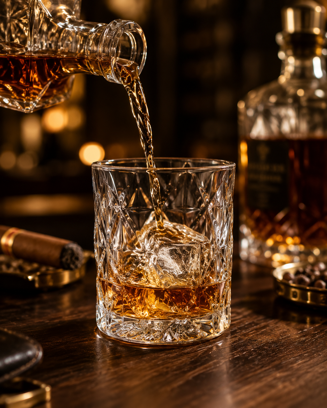 Whiskey Glass Diamond | Glassware | Bar Use | Luxury