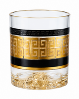 Designer Whiskey Glass | Glassware | Bar Use | Gold