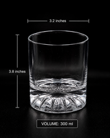Whiskey Glass Spiral | Glassware | Bar Use | Premium