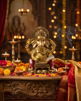 Ganesha Writing | Idol | Study Decor | Classic