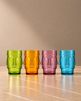 Tiki Glass for Cocktails & Mocktails | Colorful Face Drinking Glass