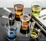 Mountain Base Water Glass Set – Elegant Rock Tumblers for Spirits, Water, Juice (Set of 6) | 300 ml